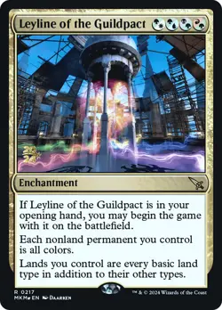 MTG Leyline of the Guildpact [Murders at Karlov Manor Prerelease Promos] Foil Ne - Image 1