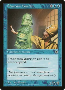 MTG - Phantom Warrior - Portal - X1 - (LP) - - Image 1
