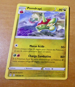 POKEMON EVOLUTION CELESTE FRANCAISE CARD CARTE RARE Pomdrapi 120/203 FR NM - Image 1