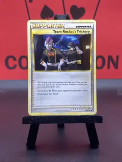 Team Rocket's Trickery 78/90 Undaunted HeartGold Soul Silver Pokemon TCG 2010 LP - Image 2