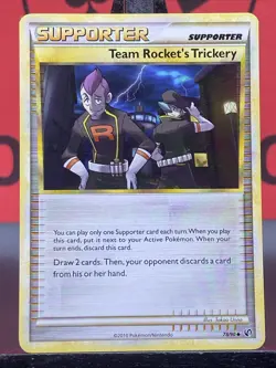Team Rocket's Trickery 78/90 Undaunted HeartGold Soul Silver Pokemon TCG 2010 LP - Image 3