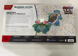 Pokemon TCG Blooming Waters Premium Collection Scarlet Violet 151 New Sealed - Image 2