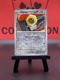 Meltan 103/142 Sv07: Stellar Crown Pokemon TCG Reverse Holo Common 2024 NM - Image 2