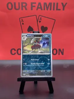 Bisharp 133/198 Scarlet & Violet Pokemon TCG Reverse Holo Common 2023 NM - Image 1