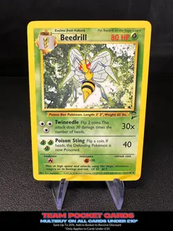 Beedrill 21/130, Base Set 2, Pokemon, LP - Image 1