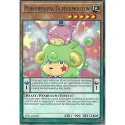 TDIL-EN005 Performapal Gumgumouton Rare 1st Edition Near Mint YuGiOh TCG - Image 1