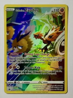 Galarian Zapdos SWSH283 (LP/NM) Full Art Black Star Promo Pokemon Card - Image 1