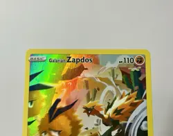 Galarian Zapdos SWSH283 (LP/NM) Full Art Black Star Promo Pokemon Card - Image 4