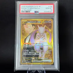 PSA 10 Rocket's Mewtwo ex UR 130/098 sv10 Japanese Pokemon Card GEM MINT - Image 2