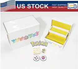 Pokemon S-Chinese EEVEE Card deck box+Storage box+DIce+Damage Counters - Image 1