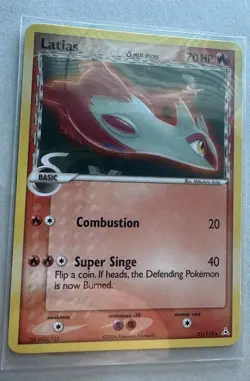 Latias (Delta Species) 21/110 Rare Holon Phantoms Pokemon Card - Image 1