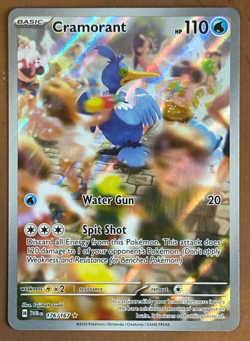 Cramorant - 176/167 - Illustration Rare - Twilight Masquerade - Pokemon TCG Card - Image 1