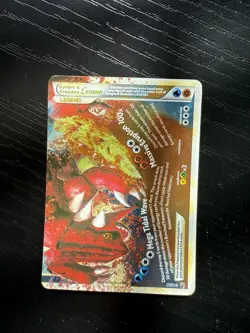 Kyogre & Groudon Legend 88/90 Bottom: Groudon Undaunted Holo Pokemon Card HP - Image 1