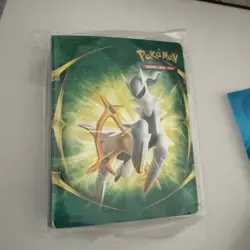 Pokemon Chest Lunchbox Tin Card Holder Arceus Stickers Notebook Cardholder - Image 2