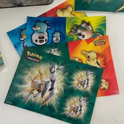 Pokemon Chest Lunchbox Tin Card Holder Arceus Stickers Notebook Cardholder - Image 3