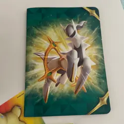 Pokemon Chest Lunchbox Tin Card Holder Arceus Stickers Notebook Cardholder - Image 4