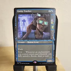 MTG Duskmourn: House of Horror Entity Tracker Showcase 0307 NM Rare - Image 1