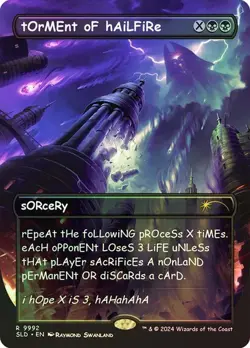 Torment of Hailfire *Foil* - SLD - NM - Magic The Gathering - MTG - Image 1