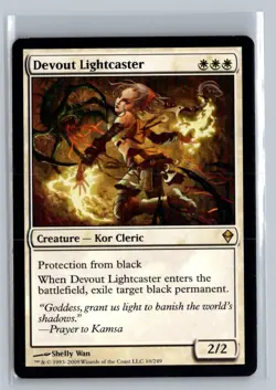 Devout Lightcaster Zendikar Rare - MTG Magic the Gathering Card - Image 1
