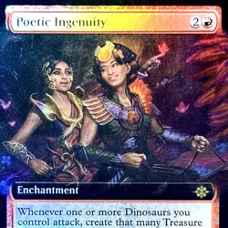 Poetic Ingenuity (Extended Art) - FOIL - MTG - LCI - 0377 - RARE ~ NM - Image 1