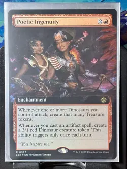 Poetic Ingenuity (Extended Art) - FOIL - MTG - LCI - 0377 - RARE ~ NM - Image 2