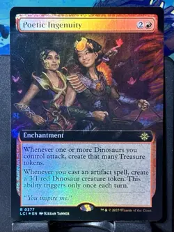 Poetic Ingenuity (Extended Art) - FOIL - MTG - LCI - 0377 - RARE ~ NM - Image 3