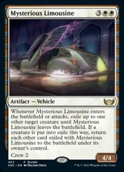 Mysterious Limousine - Foil - Bndl Promo NM, English MTG New Capenna - Image 1