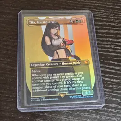 MTG Final Fantasy English Tifa, Martial Artist Borderless 0206 Foil - Image 1