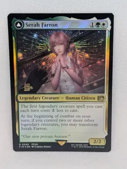 Serah Farron PreRelease FOIL FFXIII Final Fantasy 13 MTG Magic the Gathering NM - Image 1