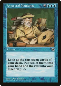 MTG - Ancestral Memories - Portal - X1 - (NM) - - Image 1
