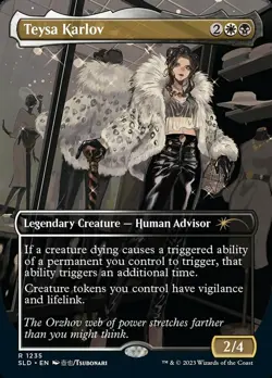 Teysa Karlov - Foil - Borderless NM, English MTG Secret Lair Drop Series - Image 1