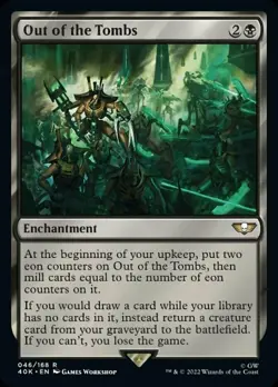Out of the Tombs - Surge Foil NM, English MTG Commander: Universes Beyond: Warha - Image 1