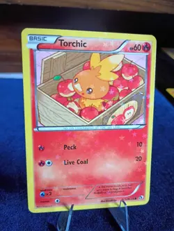 Pokemon TCG Torchic RC5/RC25 Legendary Treasures: Radiant Collection Common NM - Image 2