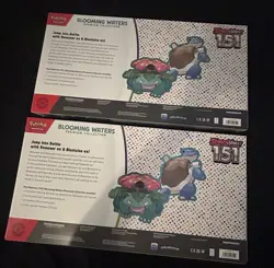 x2 Pokemon Scarlet & Violet 151 Blooming Waters Premium Collection Box Sealed - Image 2