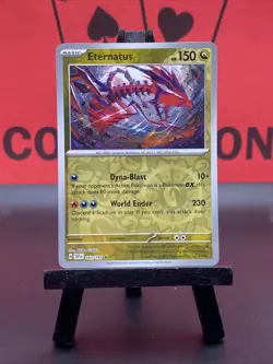 Eternatus 141/191 Sv08: Surging Sparks Pokemon TCG Reverse Holo Rare 2024 LP - Image 2