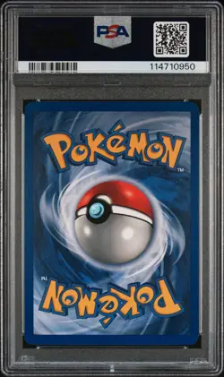 1999 POKEMON GAME 13 POLIWRATH-HOLO PSA 8 - Image 2
