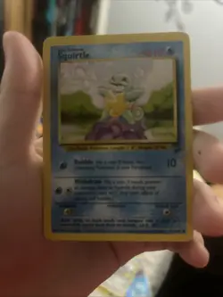 Very Rare Squirtle Pokemon Card 93/130 Base Set 1999 - Image 2