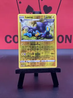 Luxray 043/159 Crown Zenith Pokemon TCG Reverse Holo Rare 2023 NM - Image 2