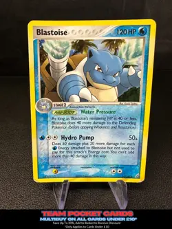Blastoise 14/100 Holo, EX Crystal Guardians, Pokemon, HP - Image 1
