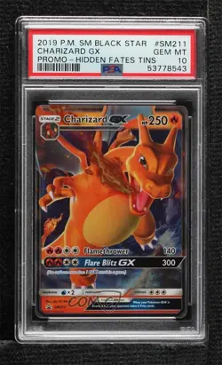 Charizard GX Pokemon Sun & Moon Black Star Promo PSA 10 GEM MT - Image 1