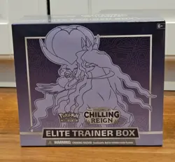Pokemon Chilling Reign Shadow Rider Calyrex Elite Trainer Box ETB New Sealed - Image 1