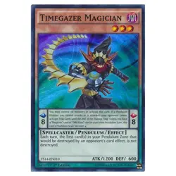 YS14-EN010 Timegazer Magician Super Rare 1st Edition Near Mint YuGiOh TCG - Image 1