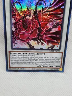 Yugioh Ruddy Rose Dragon Prismatic Secret Rare 1st Edition MP22-EN077 Card NM - Image 3