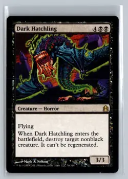 Dark Hatchling Commander 2011 Rare - MTG Magic the Gathering Card - Image 1