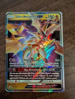 Ultra Necrozma GX SM126 Black Star Promo Half Art Card Pokemon TCG Standard Size - Image 1