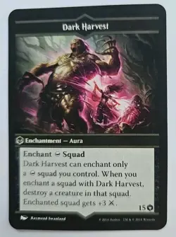 Arena of the Planeswalkers Dark Harvest Replacement Game Card MTG - Image 1