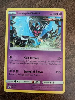 Dawn Wings Necrozma SM123 Black Star Promo Cosmos Holo Rare Pokemon Card (NM) - Image 1