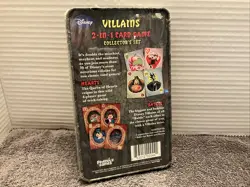 Disney Villains 2-in-1 Card Game Collector's Set in Tin Battle & Hearts Complete - Image 2