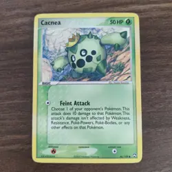 Cacnea 46/108 - LP/MP Ex Power Keepers - Pokemon 2007 Common TCG Card - Image 1