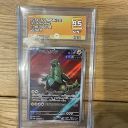 Iron Thorns 077/071 AR Cyber Judge SV5M Japanese Pokemon Card MINT PG 9.5 - Image 1